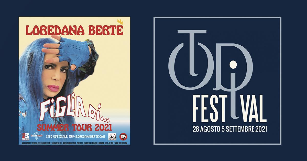 Musica, l’evento, Loredana Bertè chiude stasera il Todi Festival con il live Figlia di… Summer Tour