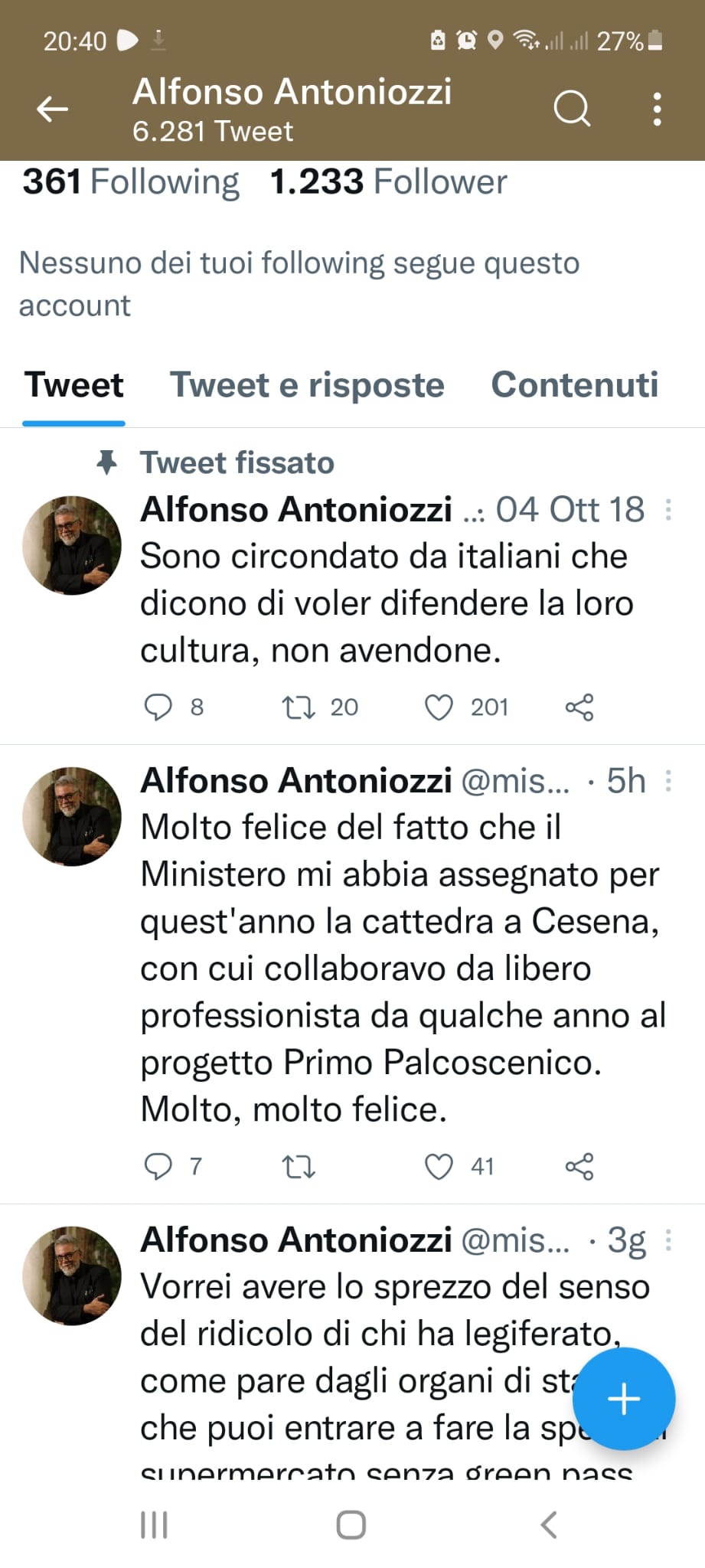 Viterbo, verso le comunali, al “promesso assessore cultura”  Antoniozzi assegnata una cattedra a Cesena, rinuncerà all’investitura ventiventina?