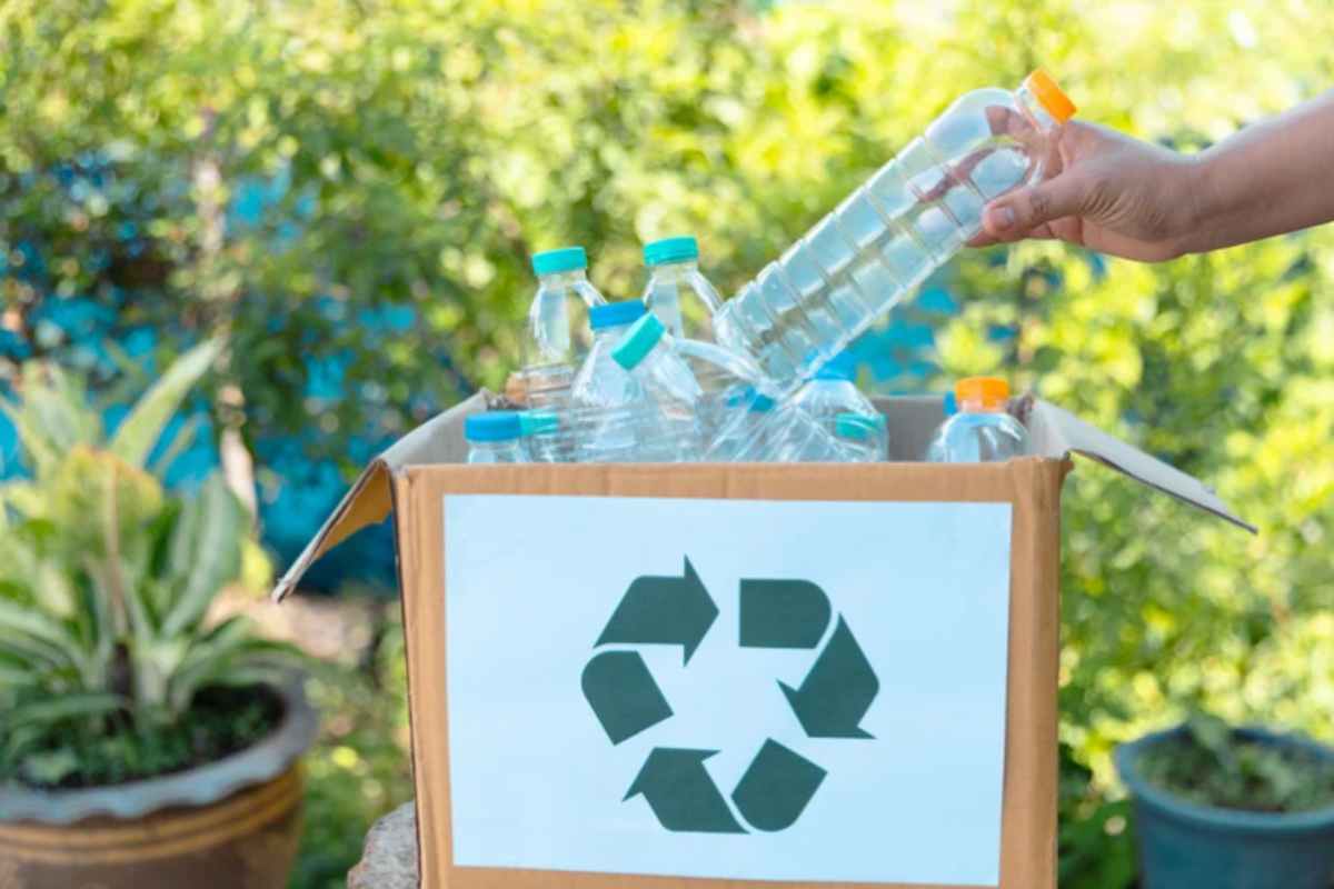 Bottiglie di plastica