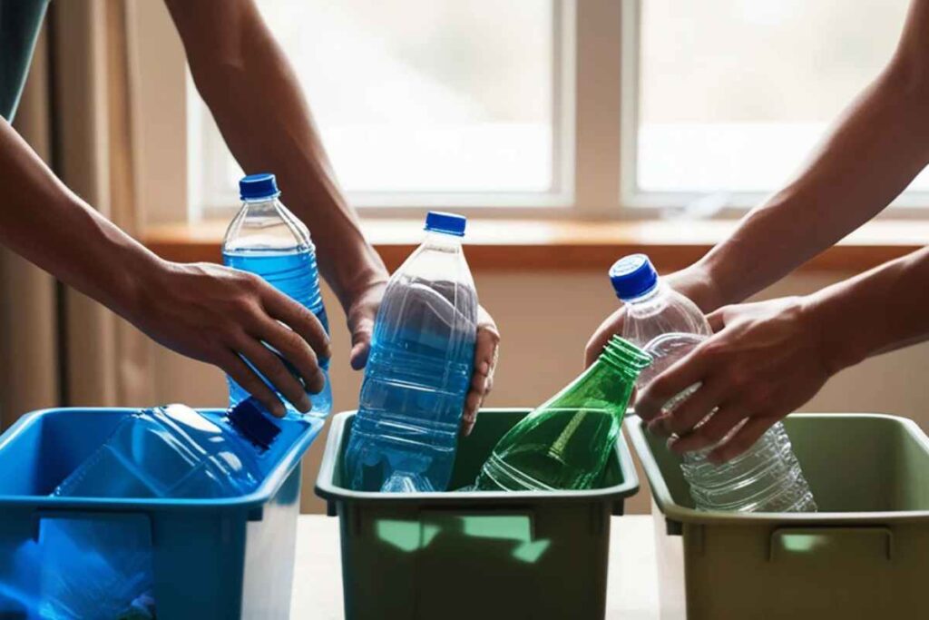 Bottiglie di plastica