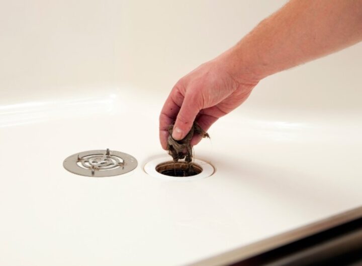 Scarico doccia intasato