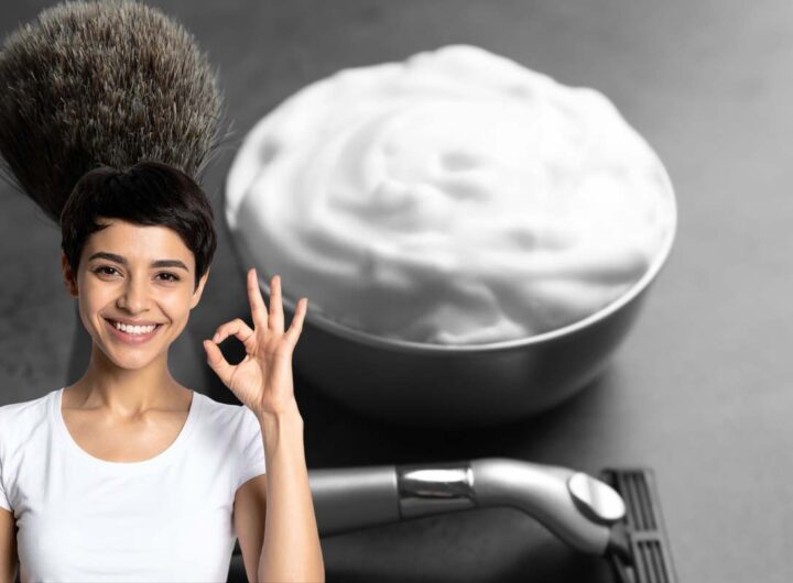 come usare schiuma da barba pulizia